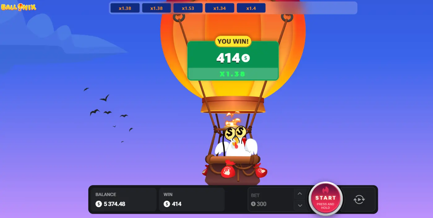 BalloniX παιχνίδι